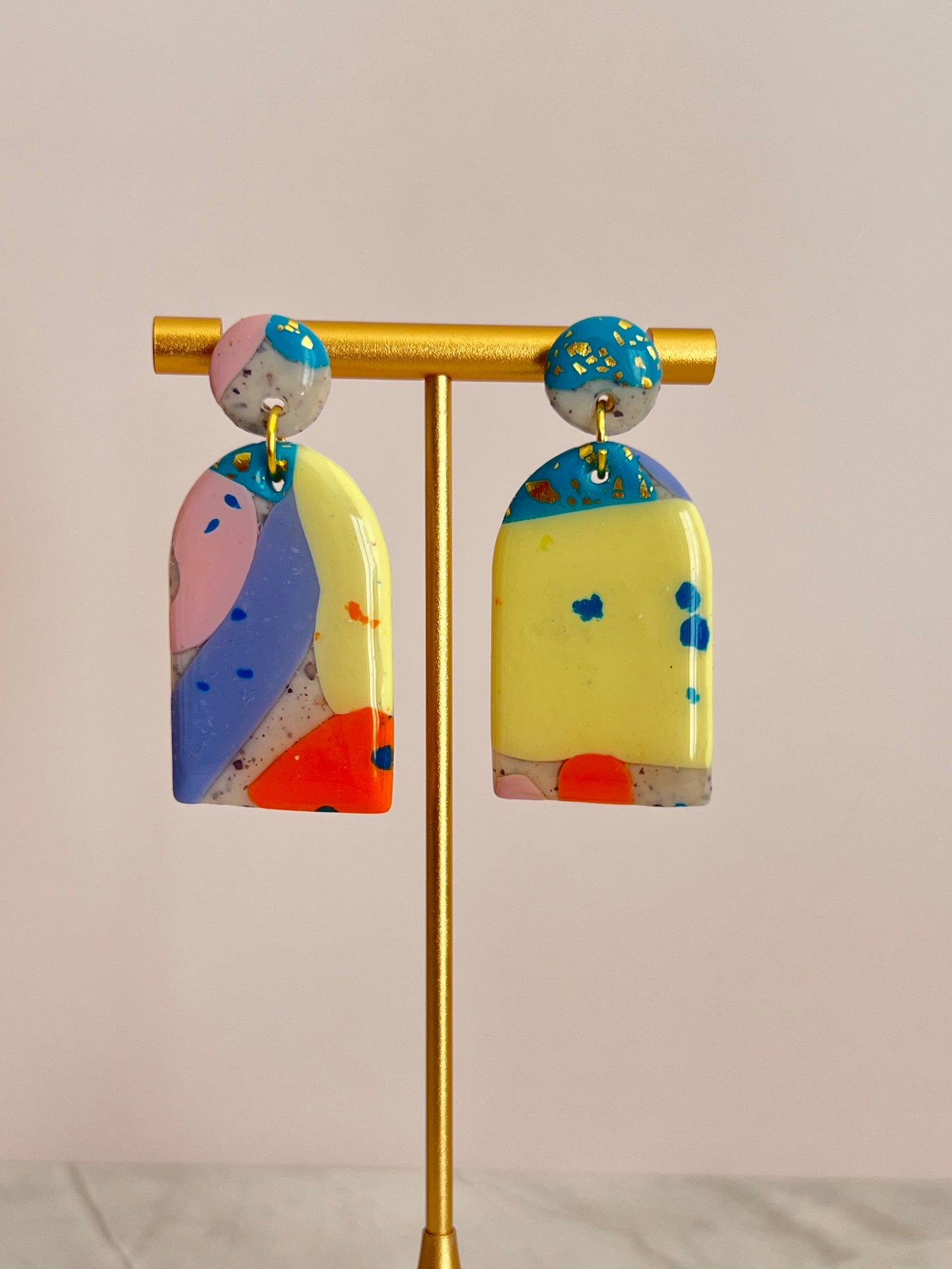Ohrringe Terrazzo