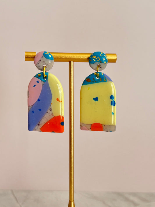 Ohrringe Terrazzo